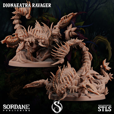 3D Printed Sordane Publishing Dionaeatra Ravager Cupid's Embrace Set 28 32mm D&D (Online Only)