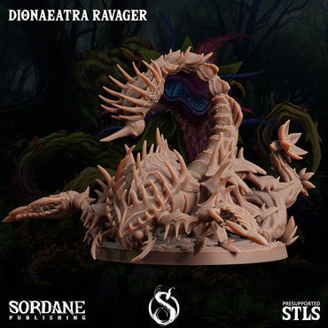 3D Printed Sordane Publishing Dionaeatra Ravager Cupid's Embrace Set 28 32mm D&D (Online Only)