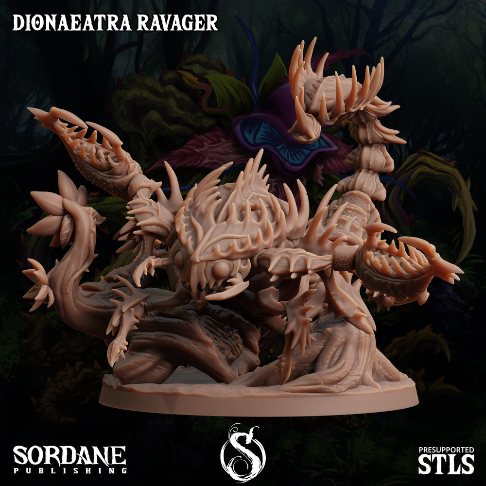 3D Printed Sordane Publishing Dionaeatra Ravager Cupid's Embrace Set 28 32mm D&D (Online Only)