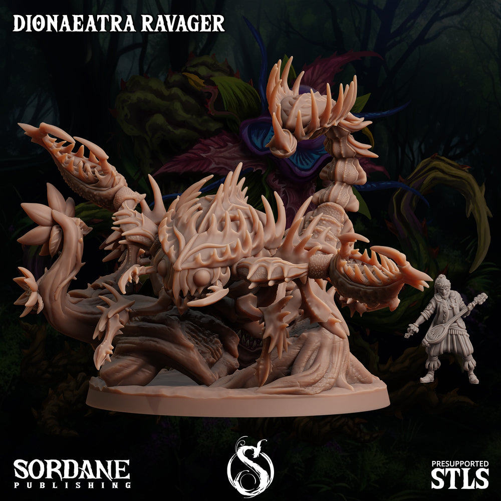 3D Printed Sordane Publishing Dionaeatra Ravager Cupid's Embrace Set 28 32mm D&D (Online Only)