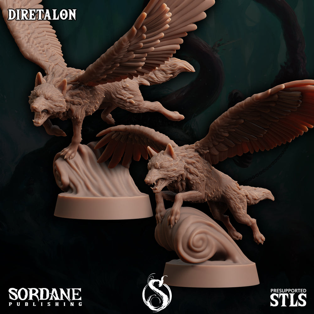 3D Printed Sordane Publishing Diretalon 28 32mm D&D (Online Only)