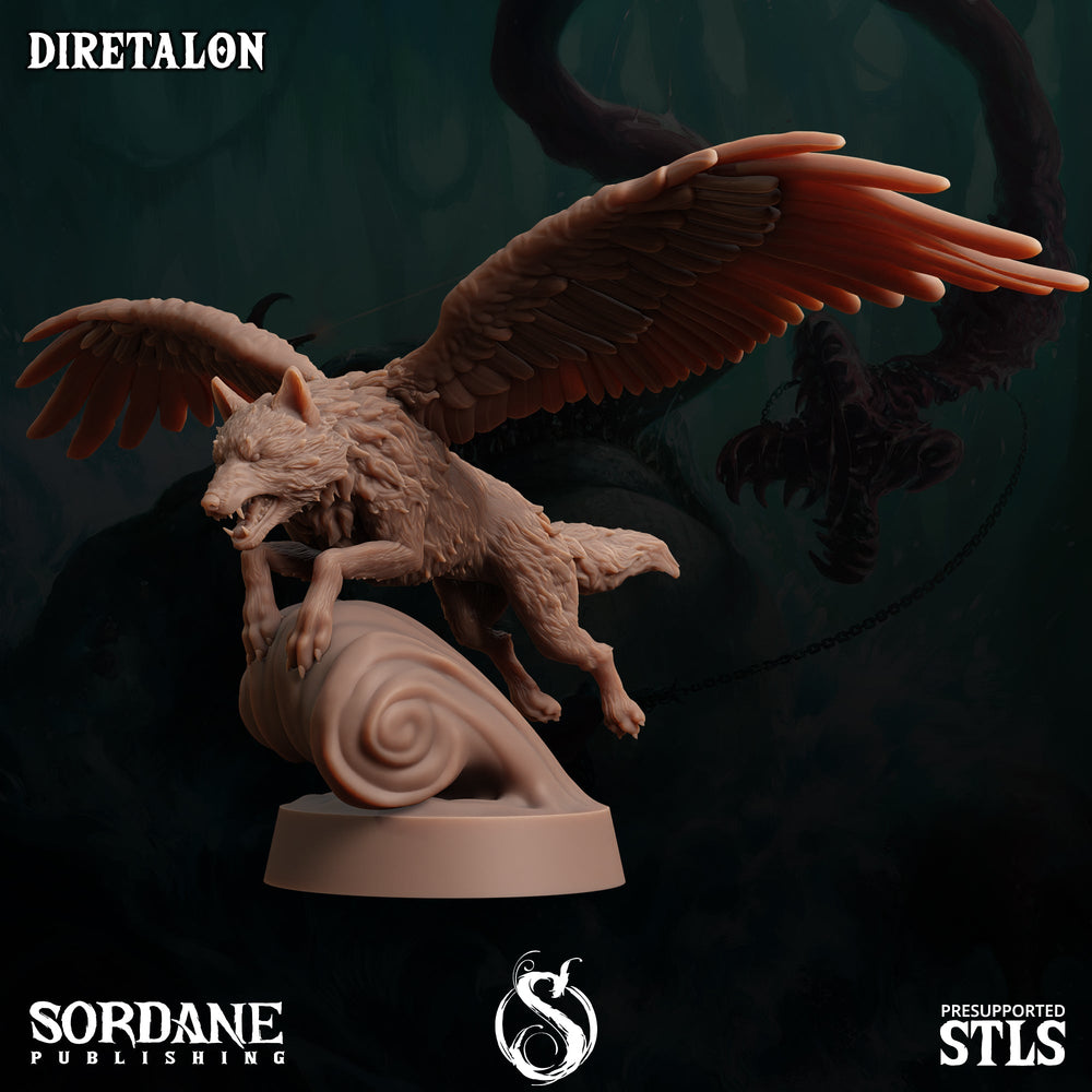 3D Printed Sordane Publishing Diretalon 28 32mm D&D (Online Only)