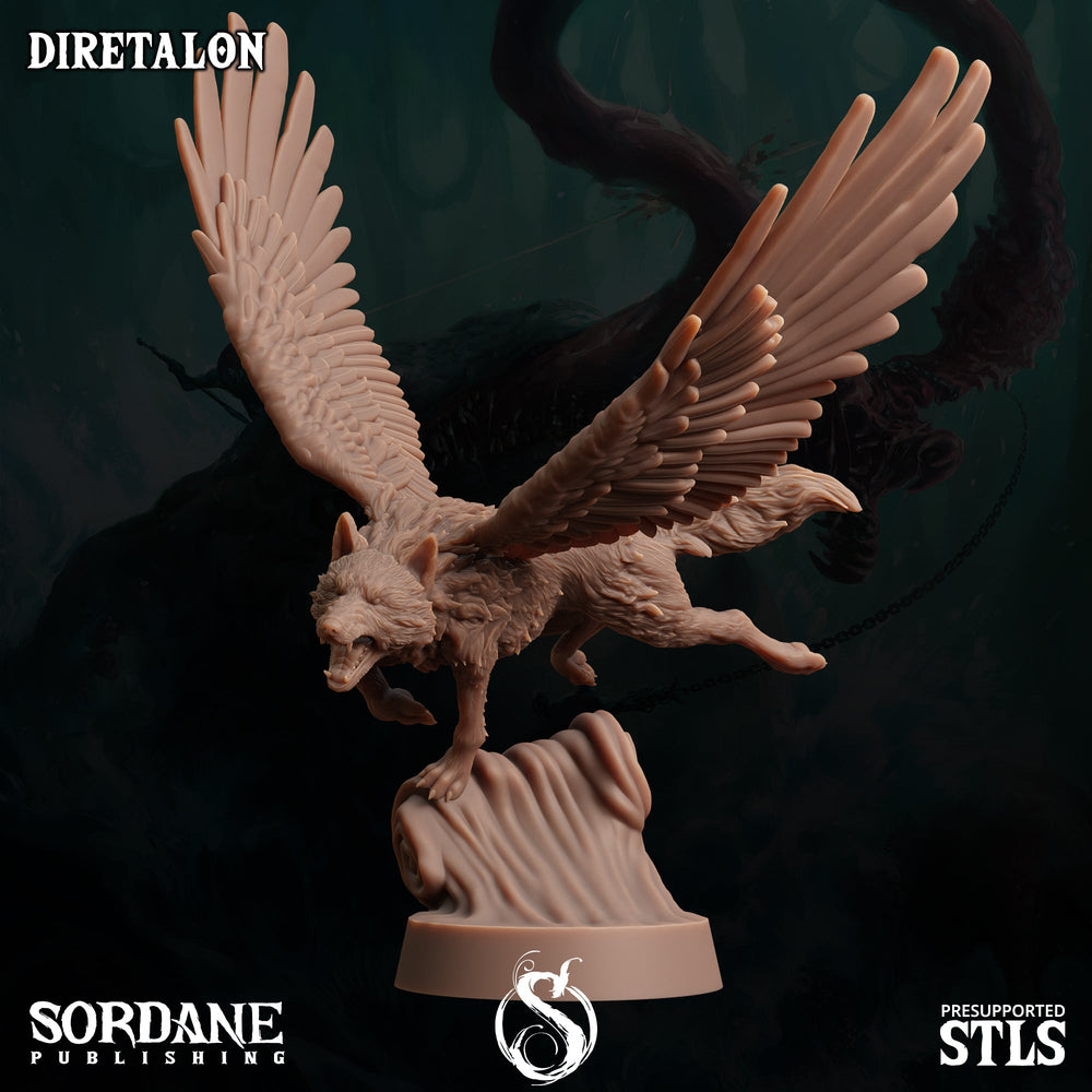 3D Printed Sordane Publishing Diretalon 28 32mm D&D (Online Only)