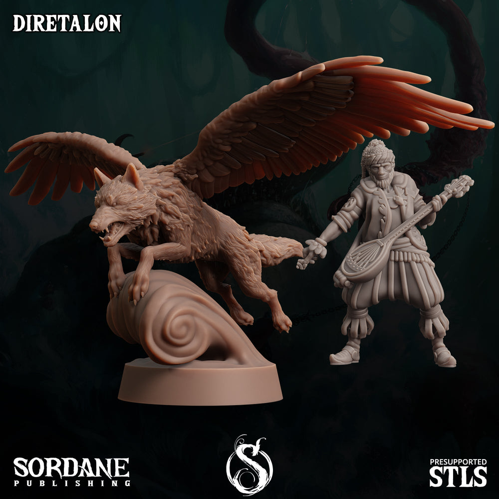 3D Printed Sordane Publishing Diretalon 28 32mm D&D (Online Only)