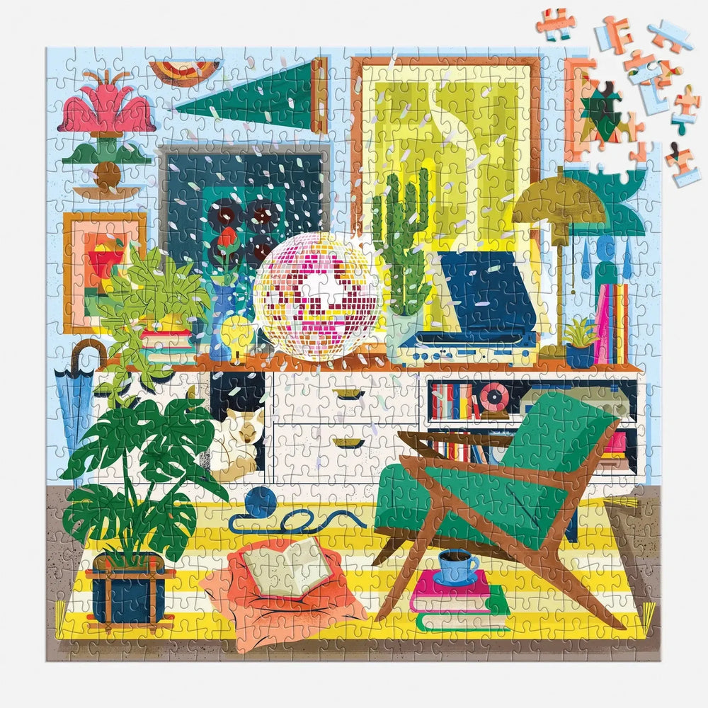Disco Life 500 Piece Jigsaw Puzzle Galison (ONLINE ORDER ONLY)