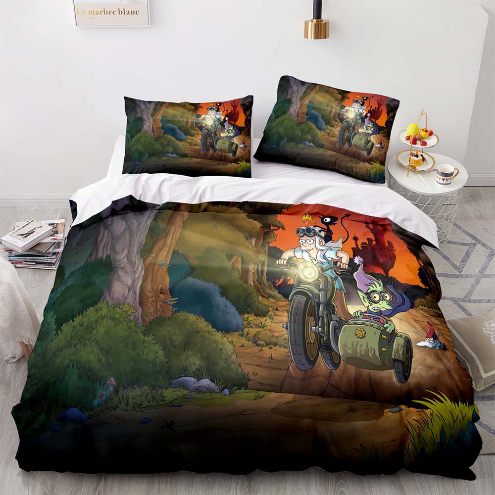 Disenchantment Bedding Set Pattern Quilt Cover Without Filler (Online Order Only)