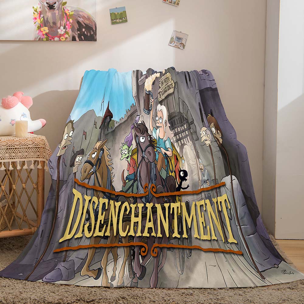 Disenchantment Blanket Flannel Throw Room Decoration (Online Order Only)