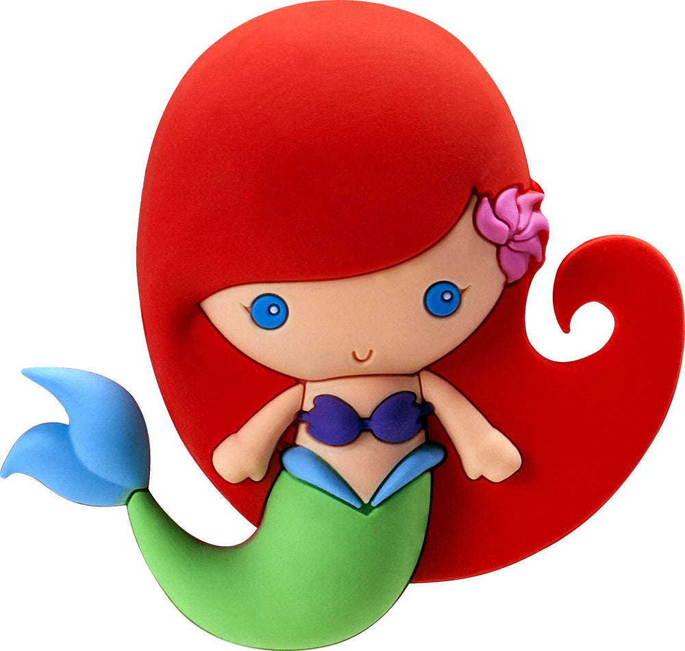 Disney The Little Mermaid Princess Ariel Chibi 3D Foam Magnet (Online Order Only)