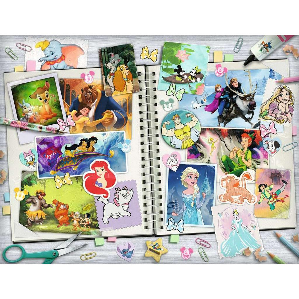 Disney Scrapbook 2000 Piece Jigsaw Puzzle Ravensburger (ONLINE ORDER ONLY)