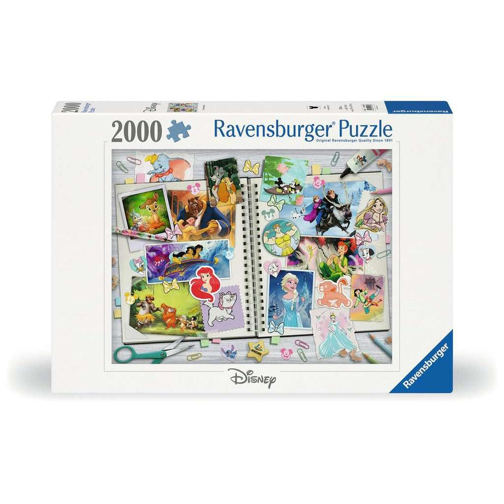 Disney Scrapbook 2000 Piece Jigsaw Puzzle Ravensburger (ONLINE ORDER ONLY)