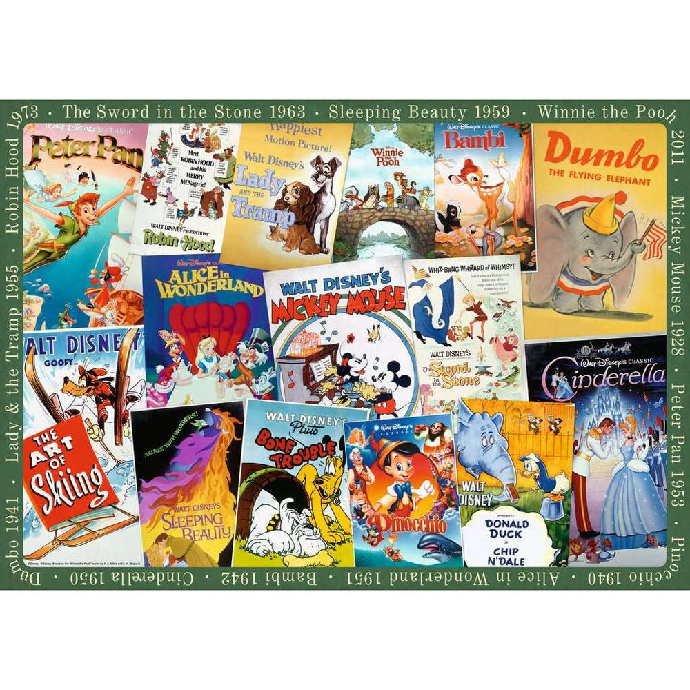 Disney Vintage Movie Posters 1000 Piece Jigsaw Puzzle Ravensburger (ONLINE ORDER ONLY)