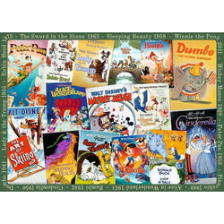 Disney Vintage Movie Posters 1000 Piece Jigsaw Puzzle Ravensburger (ONLINE ORDER ONLY)