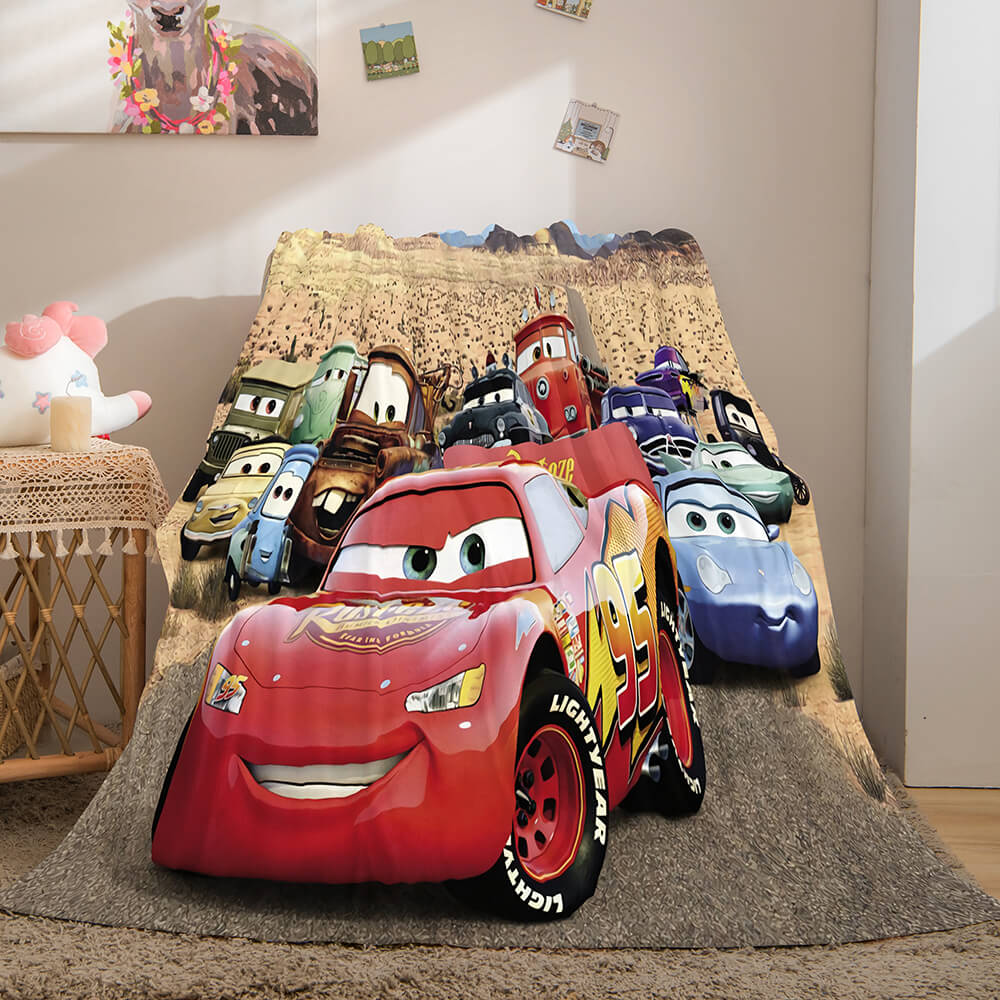 Disney Cars 2 Flannel Fleece Throw Cosplay Blanket (Online Order Only)