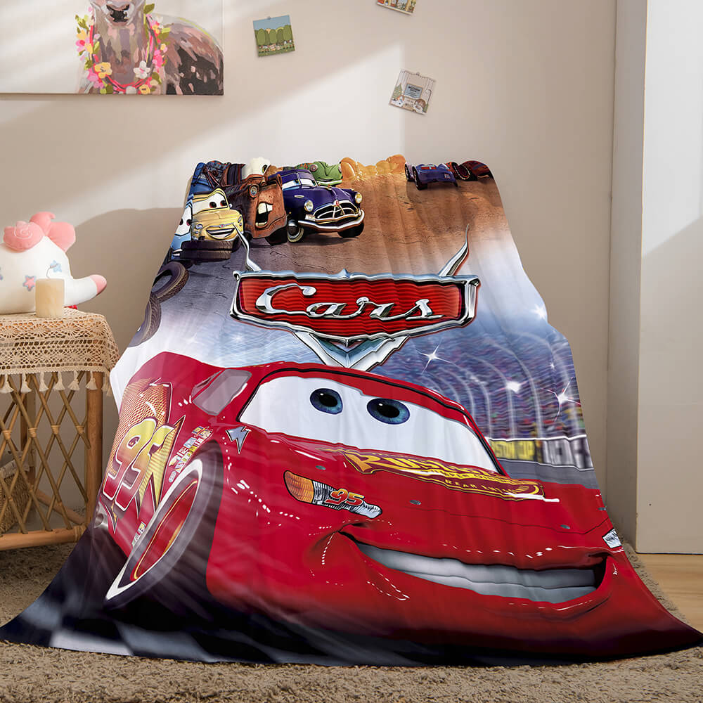 Disney Cars 2 Flannel Fleece Throw Cosplay Blanket (Online Order Only)