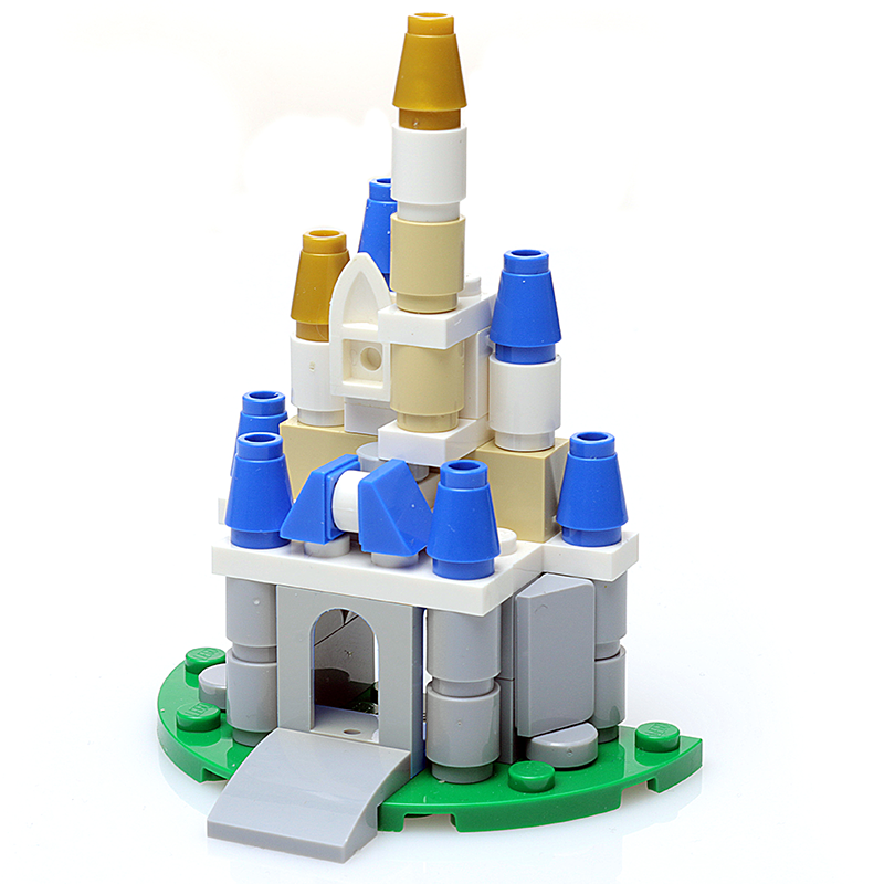 Custom Mini Magical Castle made using LEGO parts - B3 Customs (Online Order Only)