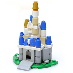 Custom Mini Magical Castle made using LEGO parts - B3 Customs (Online Order Only)