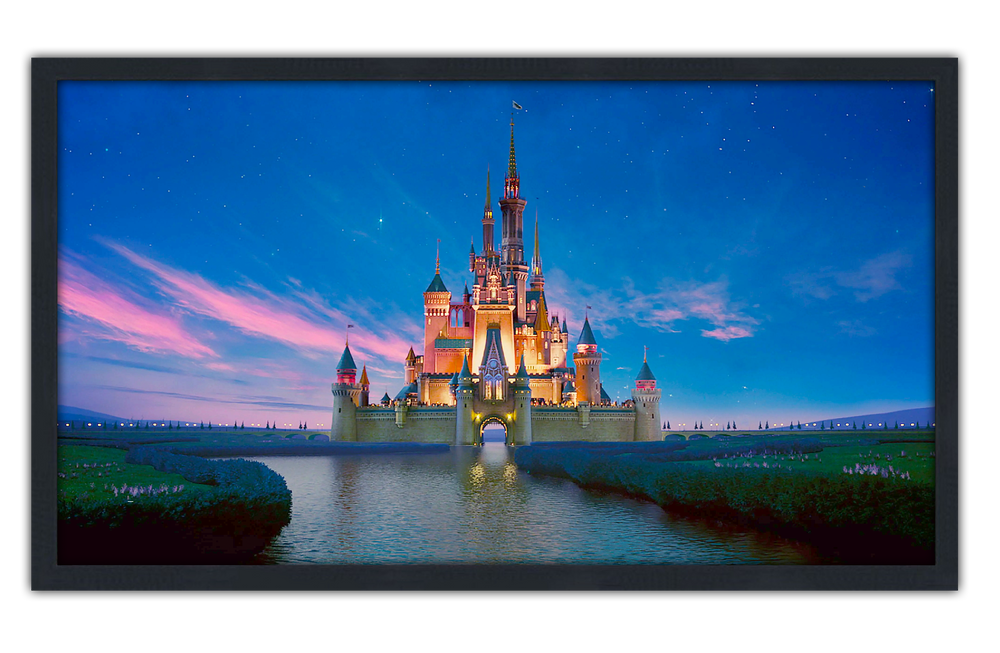 Professionally Framed Walt Disney World Cinderella Castle High-Resolution Panoramic Photo 12x22 Wall Art (ONLINE ORDER ONLY)