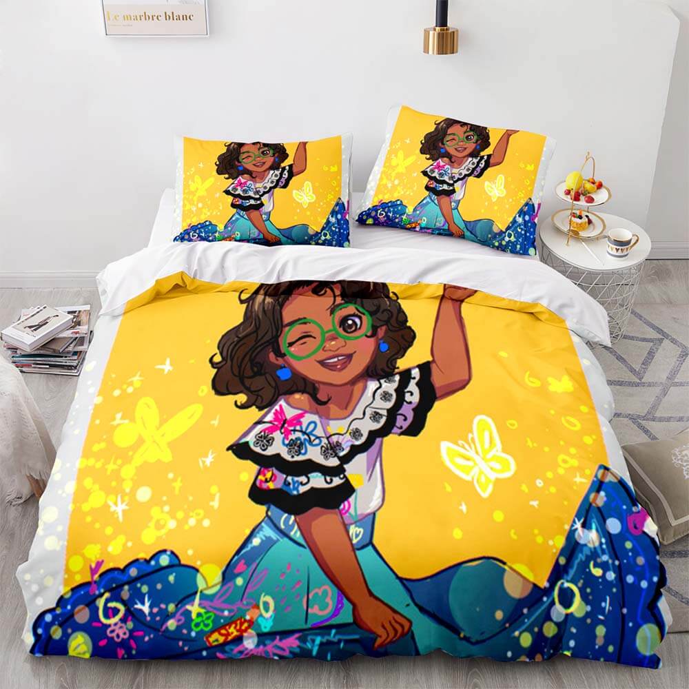 Disney Encanto Bedding Set Quilt Duvet Cover Pillowcase 3 Piece Sets (Online Order Only)