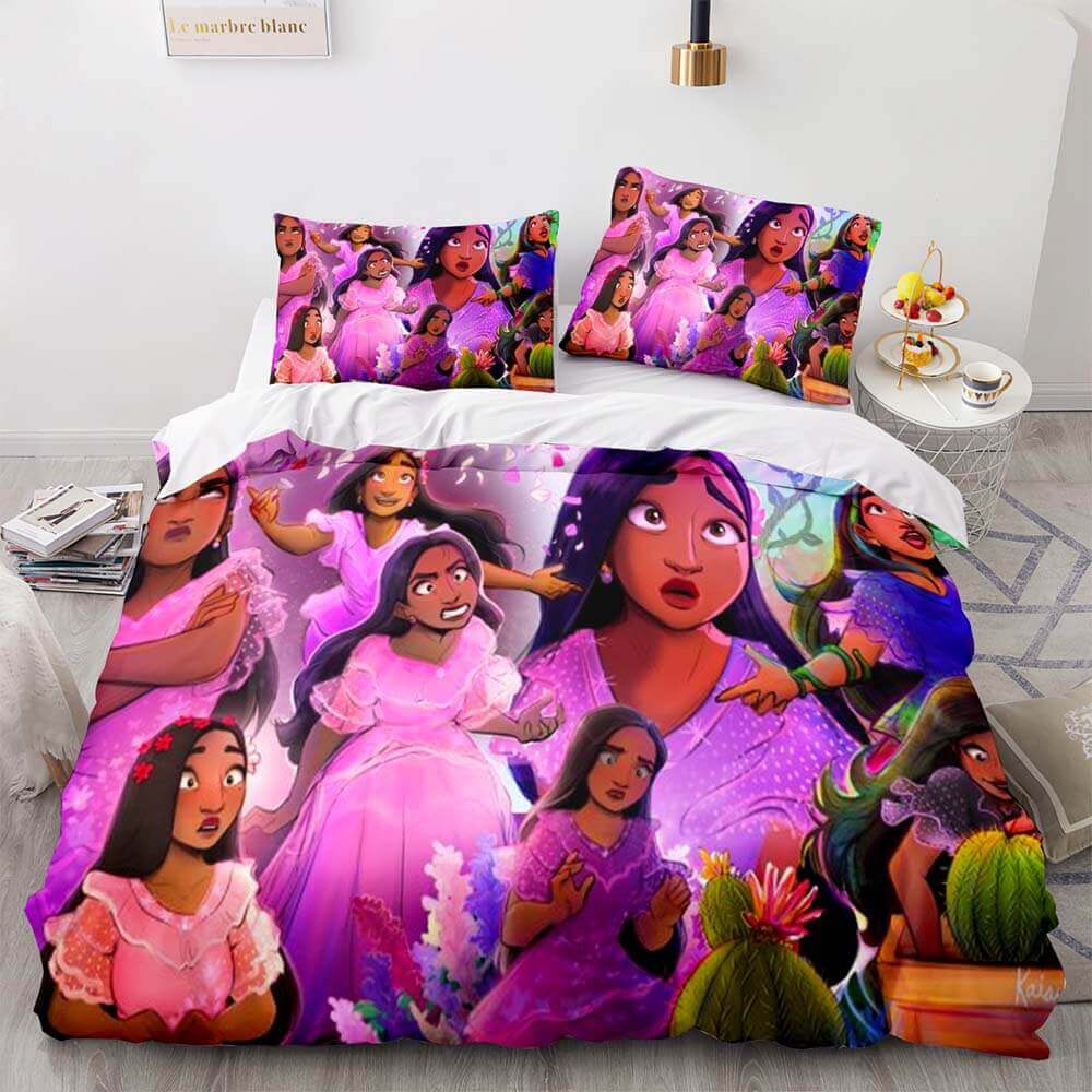 Disney Encanto Bedding Set Quilt Duvet Covers Pillowcase Bedding Sets (Online Order Only)