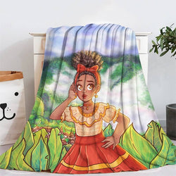 Disney Encanto Blanket Cosplay Flannel Throw Room Decoration (Online Order Only)