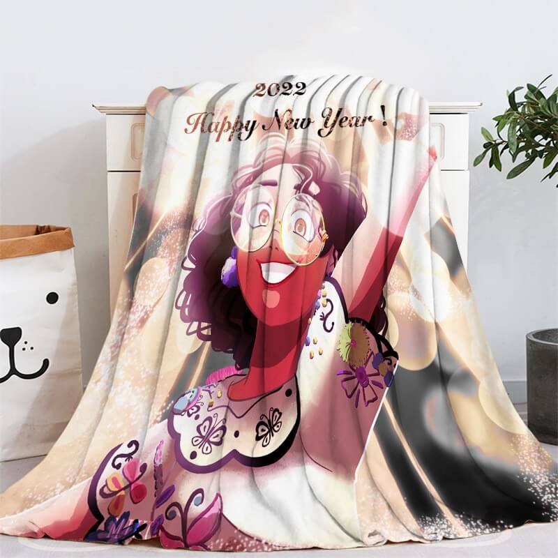 Disney Encanto Blanket Cosplay Flannel Throw Room Decoration (Online Order Only)
