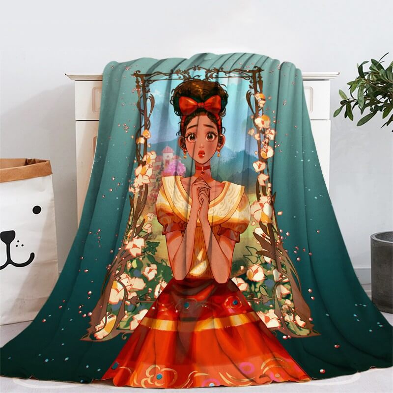 Disney Encanto Blanket Cosplay Flannel Throw Room Decoration (Online Order Only)