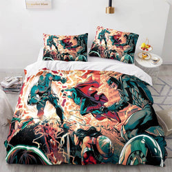 Disney Justice League Bedding Set Quilt Duvet Cover Throw Bedding Sets (Online Order Only)