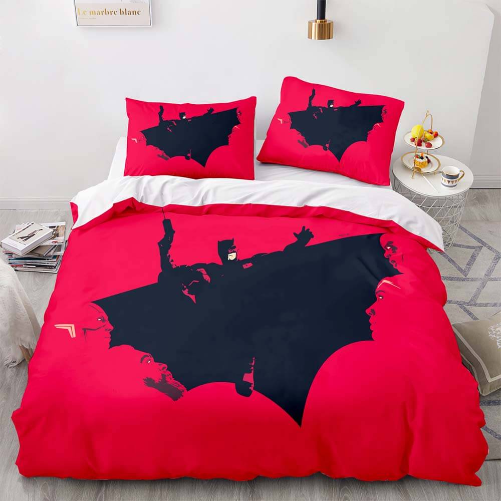 Disney Justice League Bedding Set Quilt Duvet Cover Throw Bedding Sets (Online Order Only)