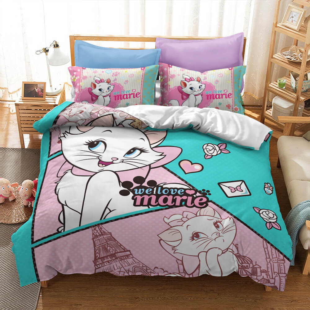 Disney Marie Cat Bedding Sets Pattern Quilt Cover Without Filler (Online Order Only)