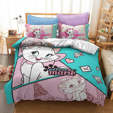 Disney Marie Cat Bedding Sets Pattern Quilt Cover Without Filler (Online Order Only)