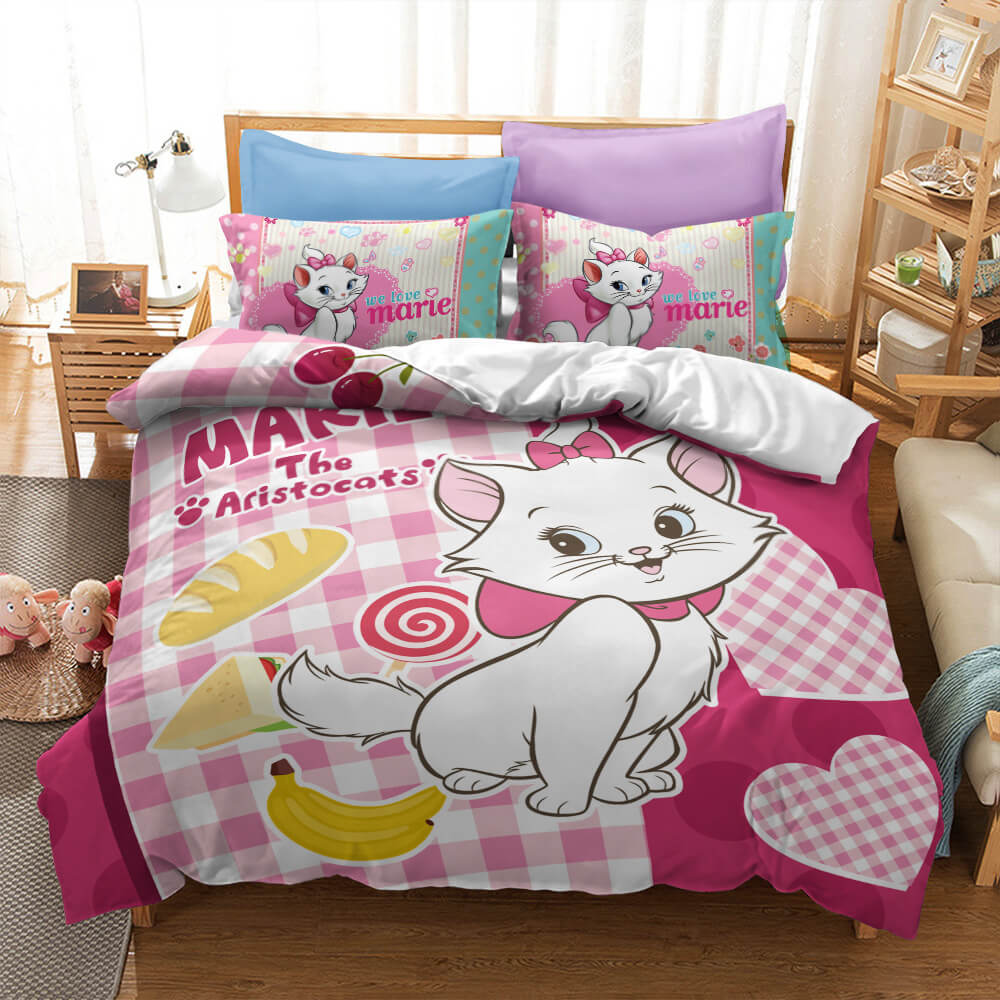 Disney Marie Cat Bedding Sets Pattern Quilt Cover Without Filler (Online Order Only)