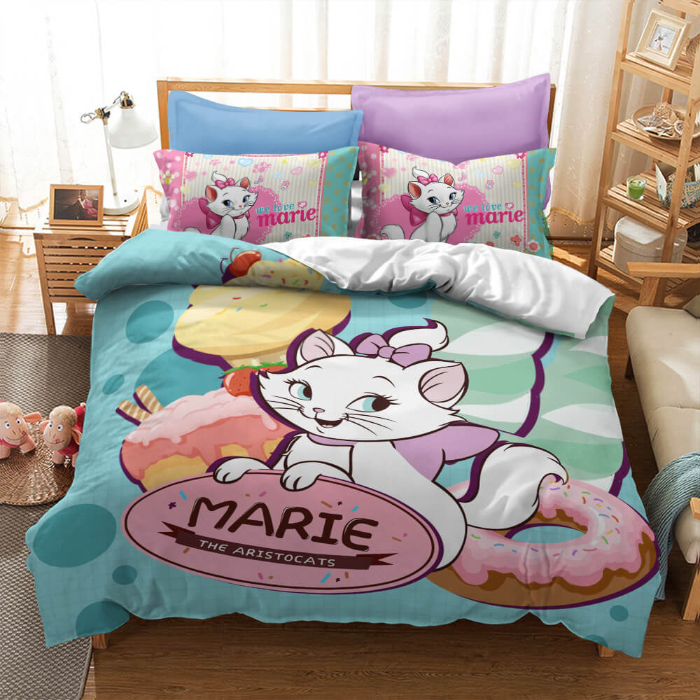Disney Marie Cat Bedding Sets Pattern Quilt Cover Without Filler (Online Order Only)