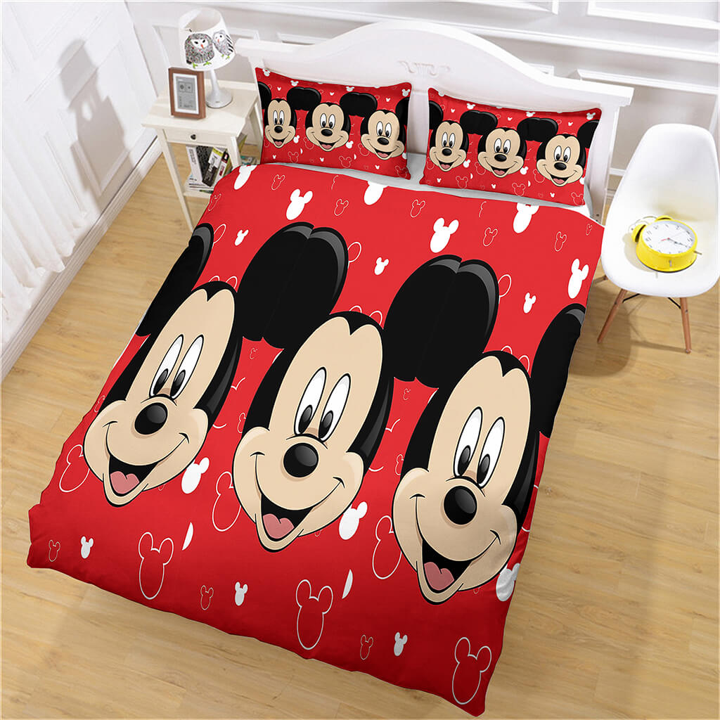 Disney Mickey Mouse Bedding Set Cosplay Quilt Cover Without Filler (Online Order Only)