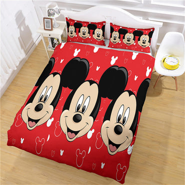 Disney Mickey Mouse Bedding Set Cosplay Quilt Cover Without Filler (Online Order Only)