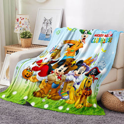 Disney Mickey Mouse Blanket Flannel Throw Room Decoration (Online Order Only)