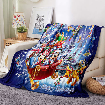 Disney Mickey Mouse Blanket Flannel Throw Room Decoration (Online Order Only)