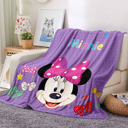 Disney Mickey Mouse Blanket Flannel Throw Room Decoration (Online Order Only)