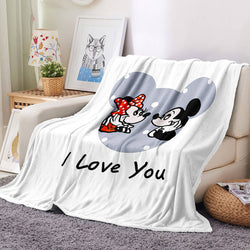 Disney Mickey Mouse Blanket Flannel Throw Room Decoration (Online Order Only)