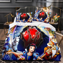 Princess Snow White Cinderella Belle Bedding Set Duvet Cover Sets (Online Order Only)
