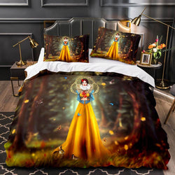 Princess Snow White Cinderella Belle Bedding Set Duvet Cover Sets (Online Order Only)