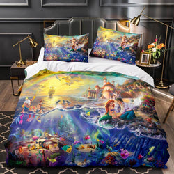 Princess Snow White Cinderella Belle Bedding Set Duvet Cover Sets (Online Order Only)