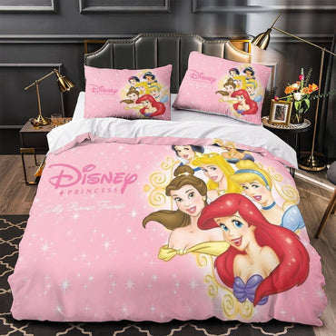 Disney Princess Duvet Cover Pattern Bedding Set Without Filler (ONLINE ORDER ONLY)