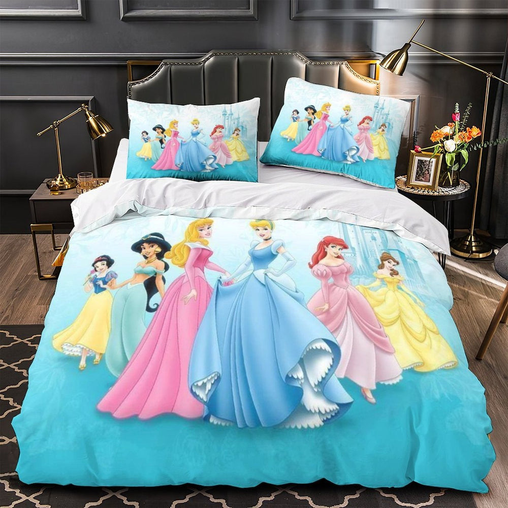 Disney Princess Duvet Cover Pattern Bedding Set Without Filler (ONLINE ORDER ONLY)
