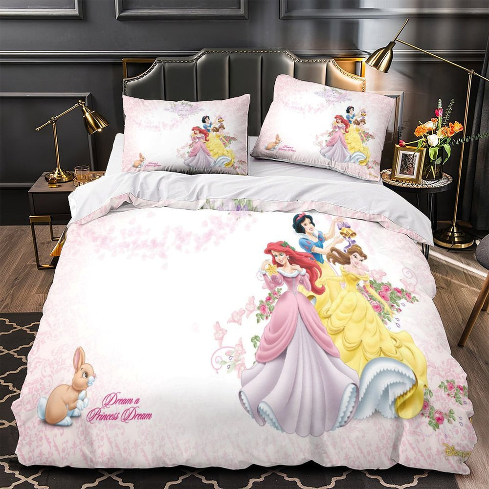 Disney Princess Duvet Cover Pattern Bedding Set Without Filler (ONLINE ORDER ONLY)