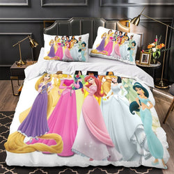 Disney Princess Duvet Cover Pattern Bedding Set Without Filler (ONLINE ORDER ONLY)