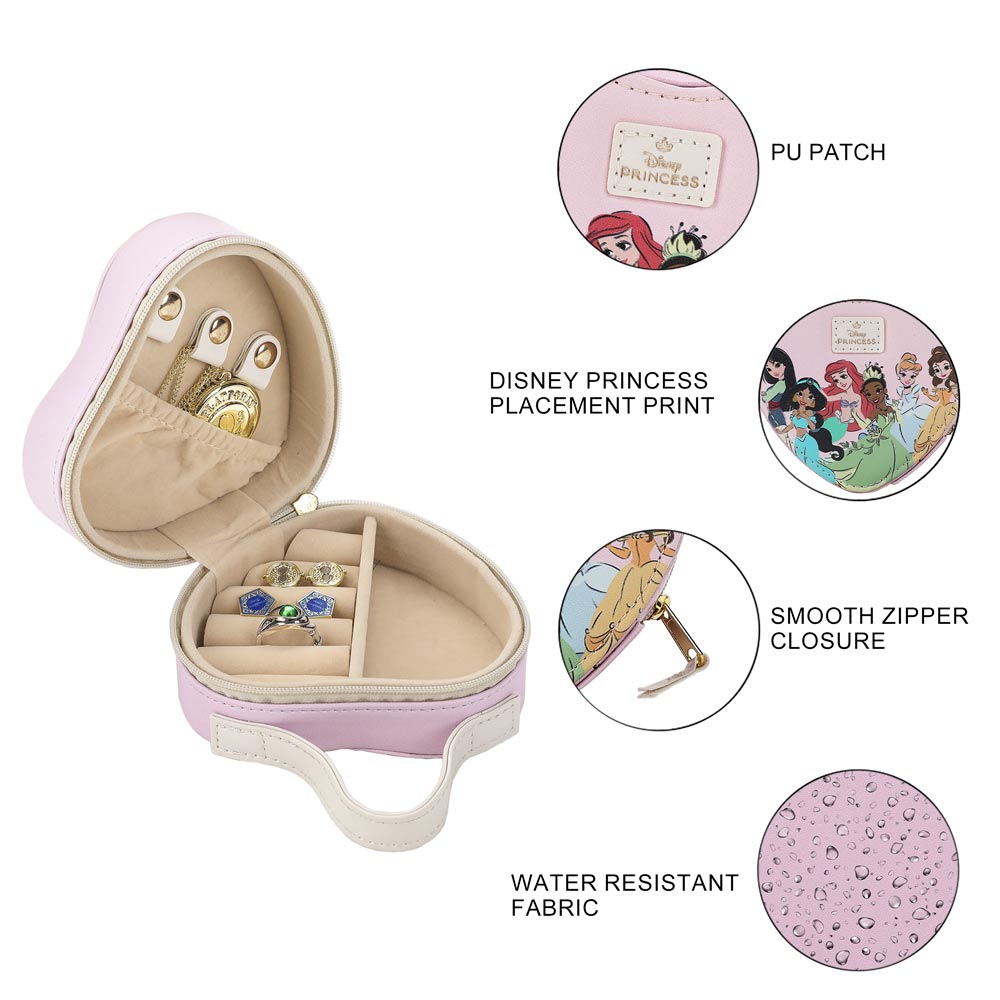 Disney Princess Heart Jewelry Travel Bag (Online Order Only)