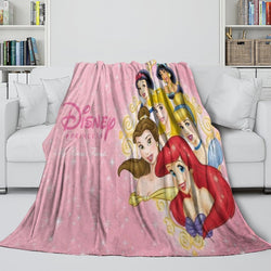 Disney Princess Pattern Blanket Flannel Throw Kids Room Decoration (ONLINE ORDER ONLY)