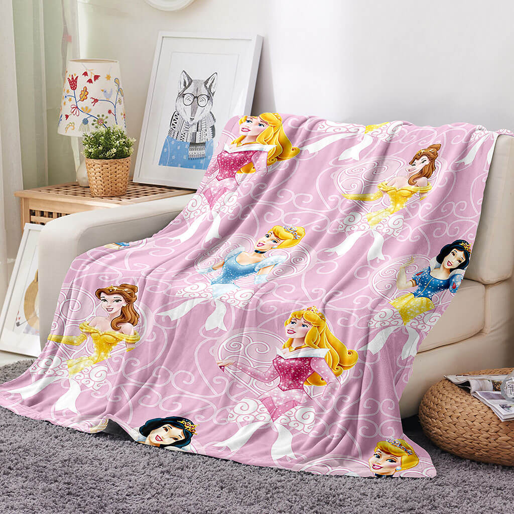 Disney Princess Snow White Blanket Flannel Fleece Throw Cosplay Blanket (Online Order Only)