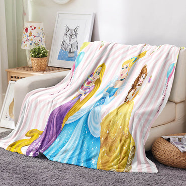 Disney Princess Snow White Blanket Flannel Throw Room Decoration (Online Order Only)