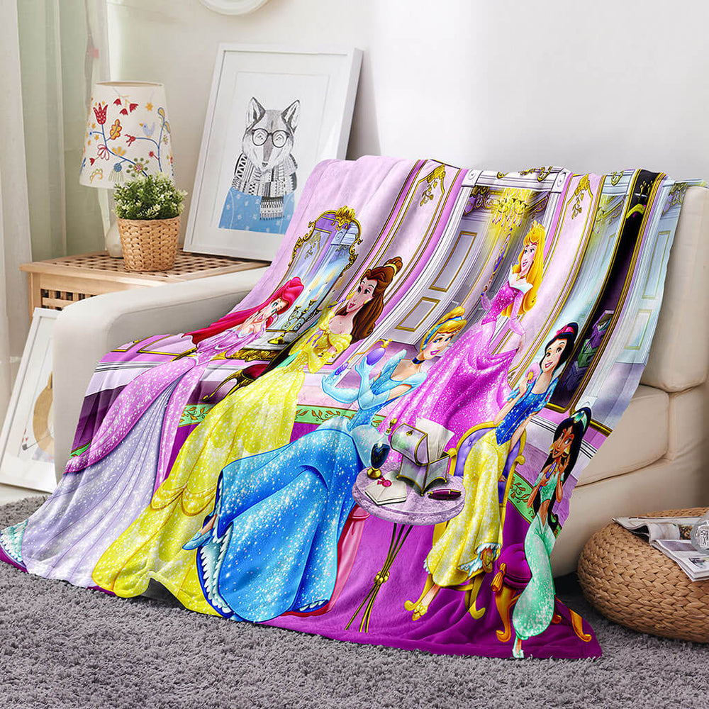 Disney Princess Snow White Blanket Flannel Throw Room Decoration (Online Order Only)